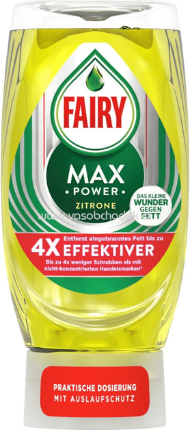 Fairy Max Power prostriedok na riad 370 ml Zitrone